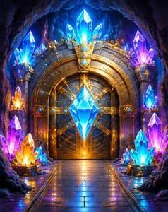 Crystal Vault — ilustrație de joc