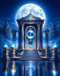 Moon Temple — ilustrație de joc