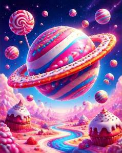 Candy Orbit — ilustrație de joc