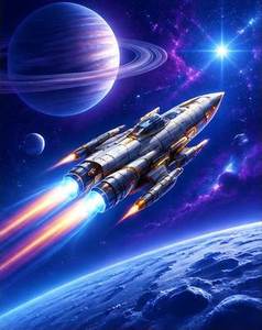 Star Voyager — ilustrație de joc