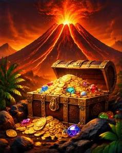 Volcano Riches — ilustrație de joc